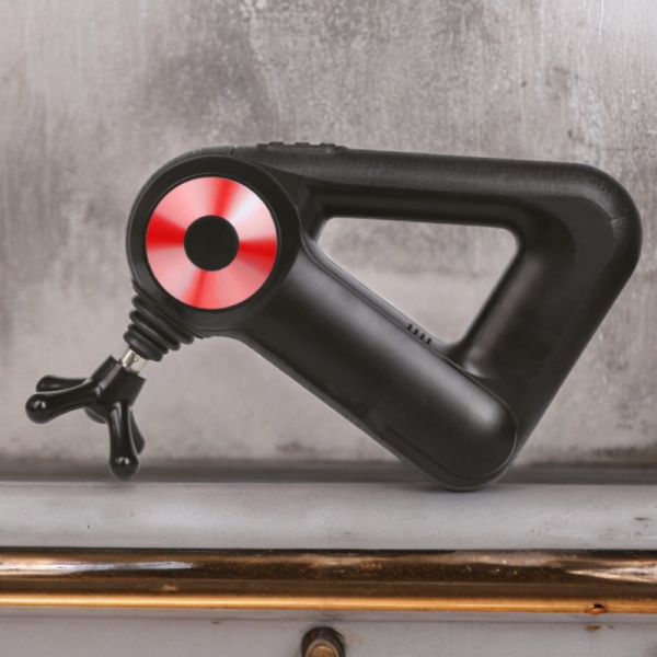 Ударный массажер для тела с 12 насадками / Компактный ударный массажер-пистолет